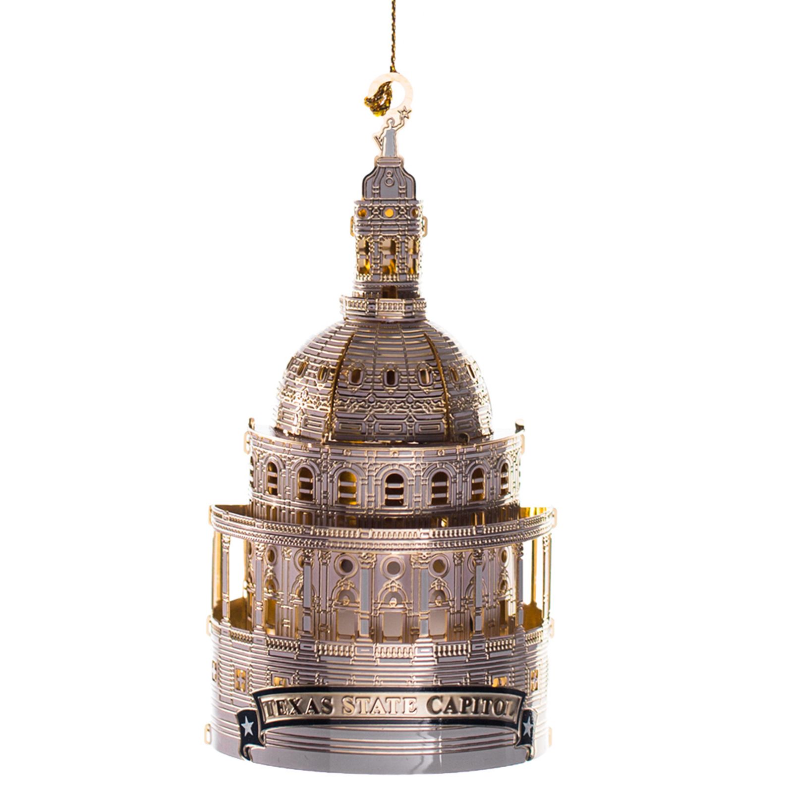 Capitol Dome Lighted Ornament Texas Capitol Gift Shop