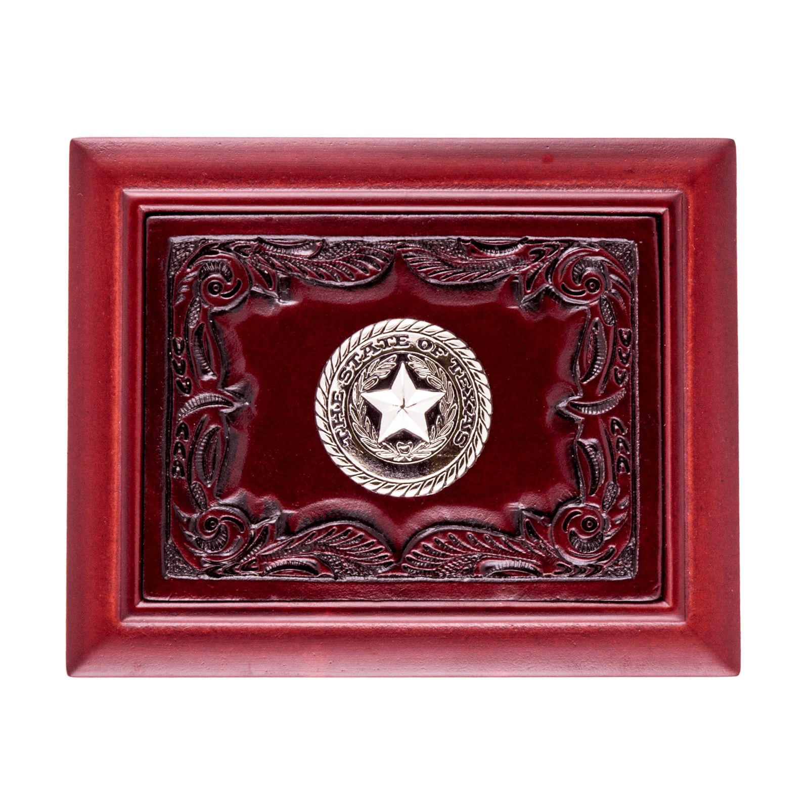 Texas State Seal Mahogany Desk Box | Texas Capitol Gift Shop