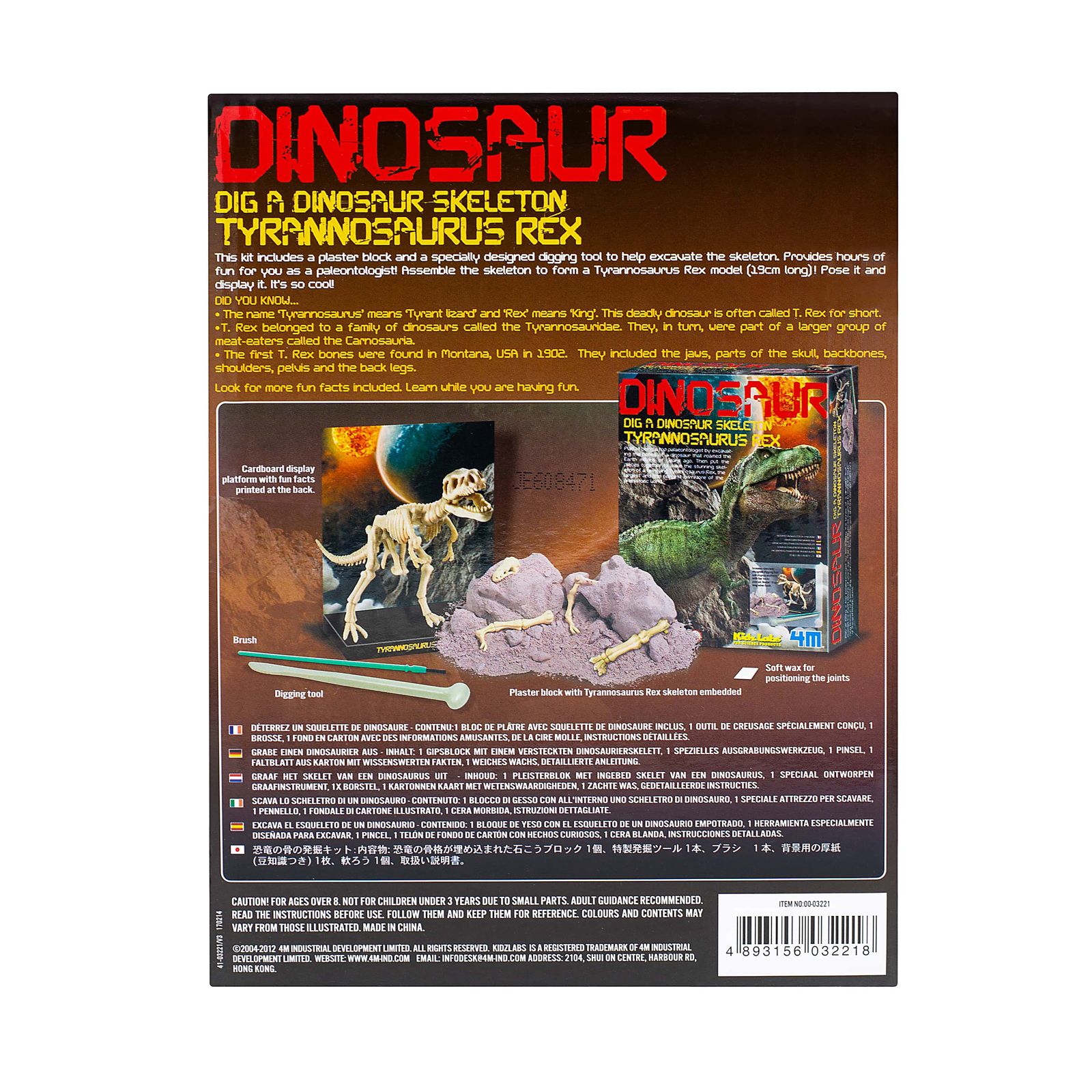 Dig a Dino, Board Game