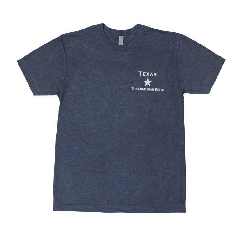 Crockett Quote Navy Vintage T-Shirt