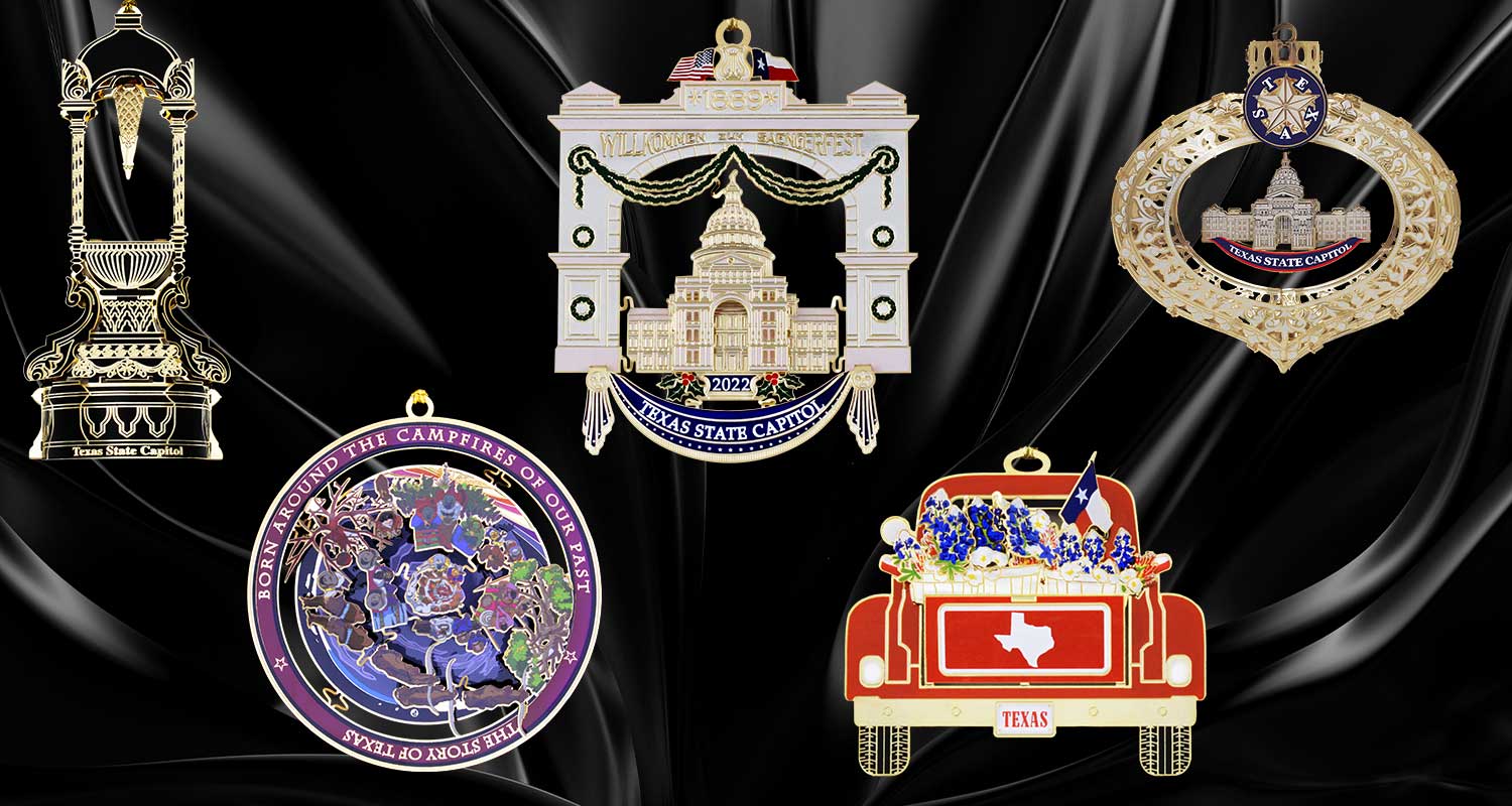 2022 Texas Capitol Ornament Collection