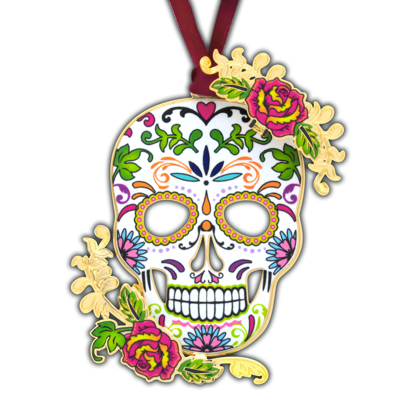  Sugar Skull Spanish Day of Dead Dia De Los Muertos T-Shirt :  Clothing, Shoes & Jewelry