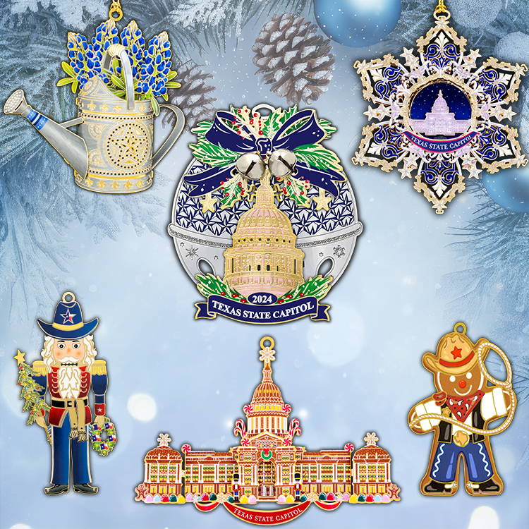 2024 Texas Capitol Ornament Collection Bundle