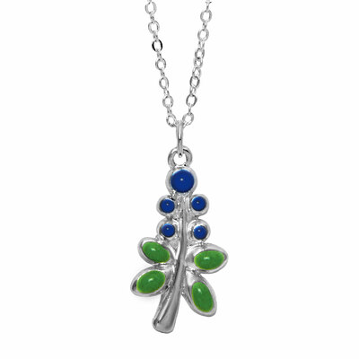 Texas Bluebonnet Necklace