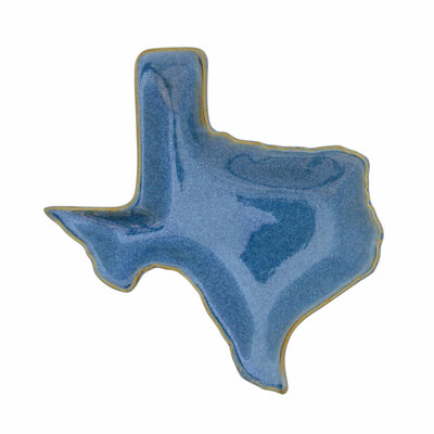 Texas Shaped Ceramic Trinket Tray