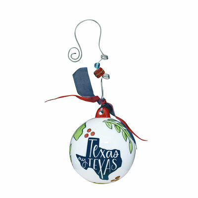 Yellow Rose Texas Ornament