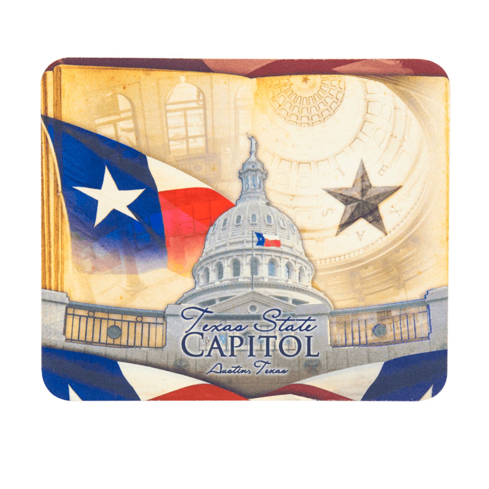 Texas Capitol Collage Mouse Pad Texas Capitol Gift Shop